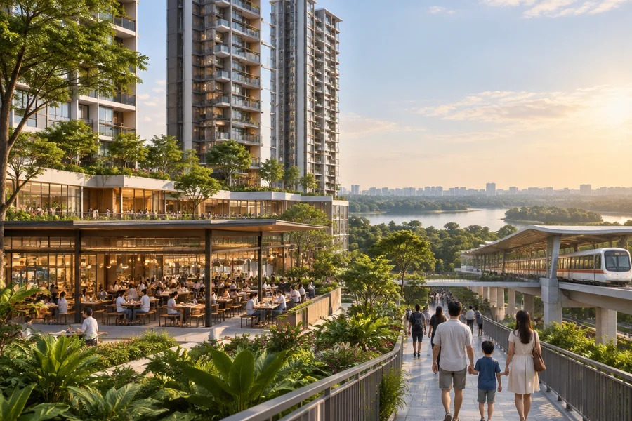 Chencharu Central Residences Overlooks Recreation at Lower Seletar Reservoir Park Chencharu